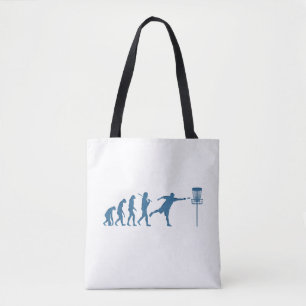 Disc Golf Evolution - Fun Gift for Disc Golfer Tote Bag