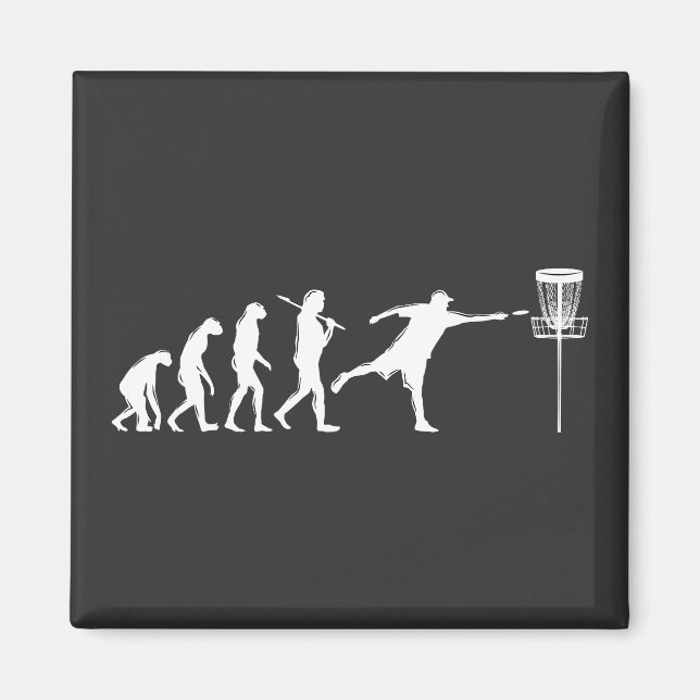 Disc Golf Evolution Magnet (Front)