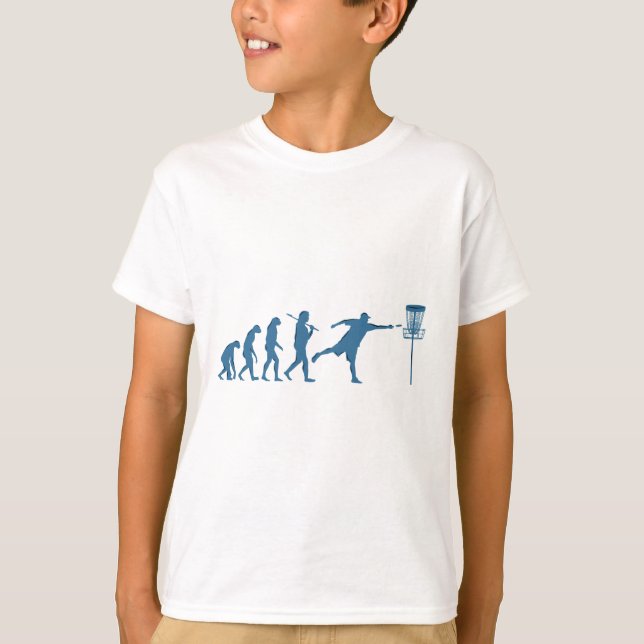 Disc Golf Evolution T-Shirt (Front)