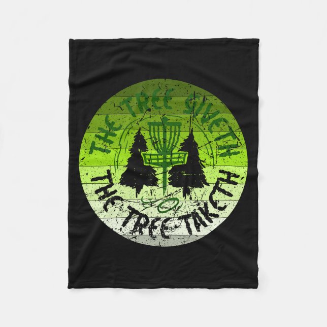 Disc Golf Fleece Blanket (Front)