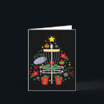 Disc Golf Frisbee Christmas Ornament Tree Funny Gi Card<br><div class="desc">Disc Golf Frisbee Christmas Ornament Tree Funny Gift Men</div>
