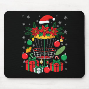 Disc Golf Frisbee Christmas Ornament Tree Funny Me Mouse Pad
