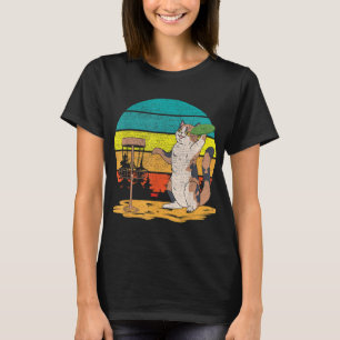 Disc Golf Frisbee Golf Disc Sport Players Cute Cat T-Shirt