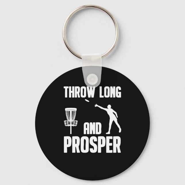 Disc Golf Frisbee Golf Keychain (Front)