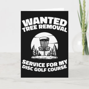 Disc Golf Frisbee Outdoor Sport - Tree _2 Card