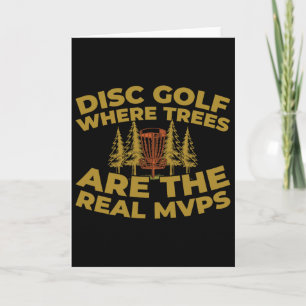 Disc Golf Frisbee - Outdoor Sport Tree _3  Card