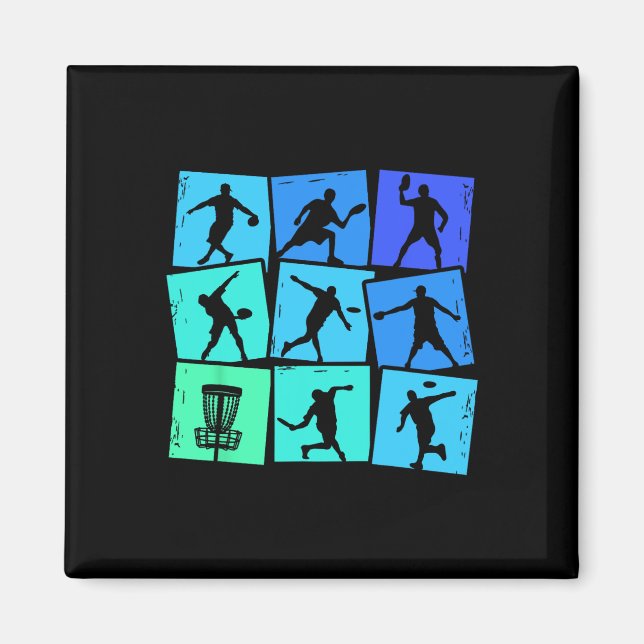 Disc Golf Frisbees Men Kids Boys  Magnet (Front)