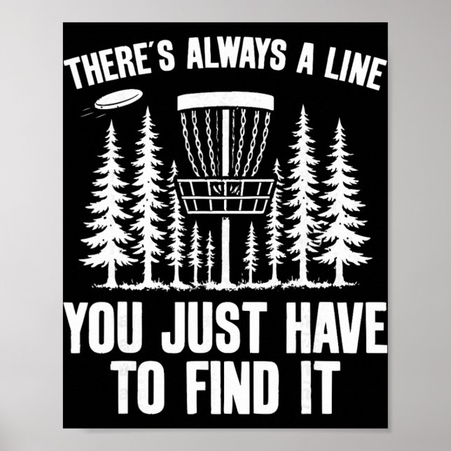 Disc Golf Funny _1  Poster (Front)
