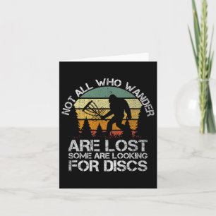 Disc Golf Funny Bigfoot Tee For Men Women Apparel Card