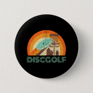 Disc Golf Funny Frisbee Disc Golf 2 Inch Round Button