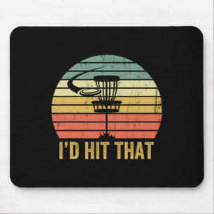 Disc Golf Funny Frisbee Disc Sport Father's Day Mouse Pad