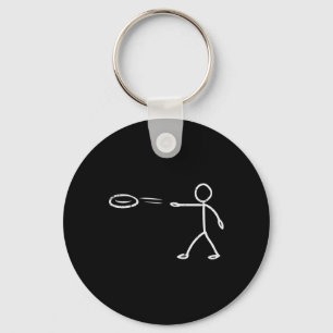Disc Golf Funny Frisbee Frolf Men Women Kids  Keychain