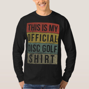 Disc Golf Funny Retro Official Kids Frisbee Golf T-Shirt