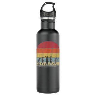 Disc Golf Gift Retro Evolution Disc Golf 710 Ml Water Bottle