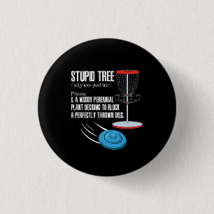 Disc Golf Gifts 1 Inch Round Button