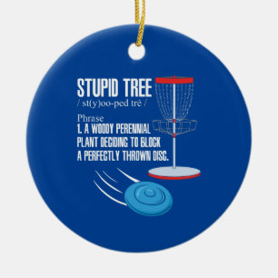 Disc Golf Gifts Ceramic Ornament