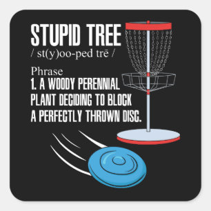 Disc Golf Gifts Square Sticker