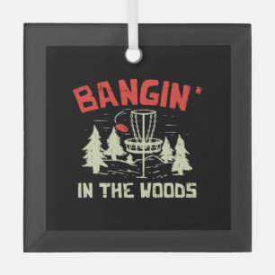 Disc Golf Glass Ornament