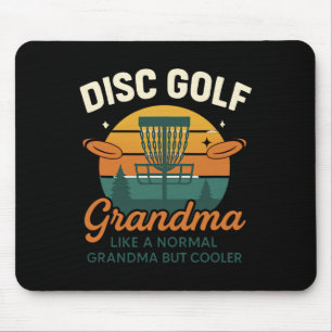 Disc Golf Grandma Champion Chains Mouse Pad