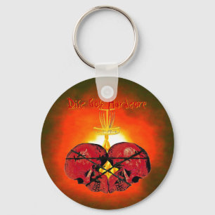 Disc Golf Hardcore Keychain