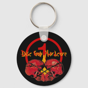 Disc Golf Hardcore Keychain