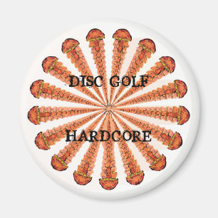 DISC GOLF HARDCORE MAGNET