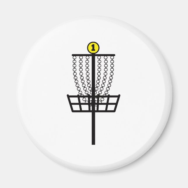 Disc Golf Hole Magnet (Front)