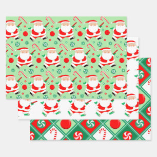Disc Golf Holiday Gift Wrapping Paper