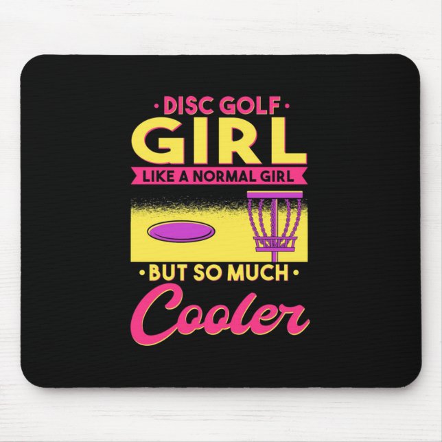 Disc Golf Is Cool Mouse Pad (Front)