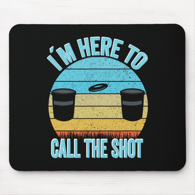 Disc Golf Kanjam I´m Here To Call The Shot Can Jam Mouse Pad (Front)
