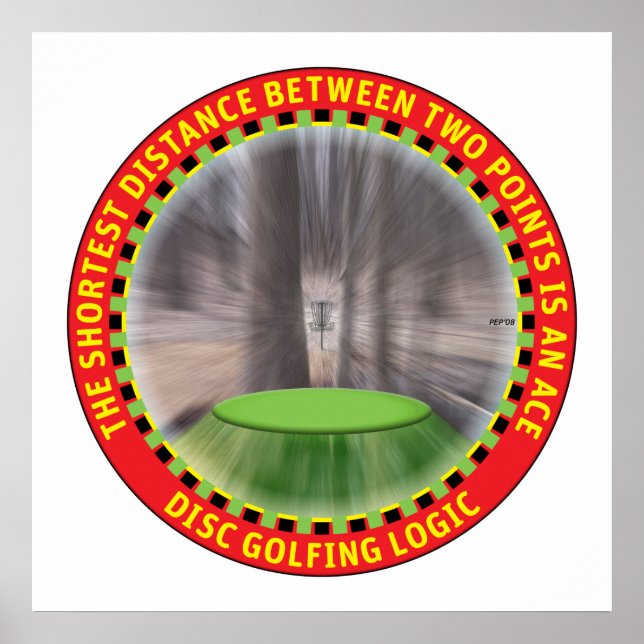 Disc Golf Logic #1 Poster (Front)