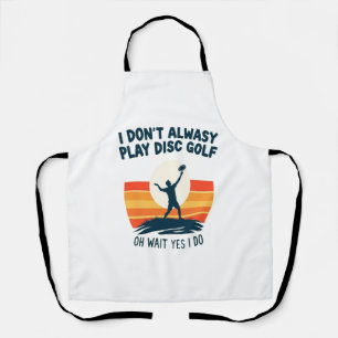 Disc Golf Lover T-Shirt Design Apron
