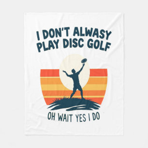 Disc Golf Lover T-Shirt Design Fleece Blanket