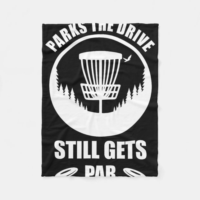 Disc Golf Meme - Funny Frisbee Golf Player I Disc  Fleece Blanket (Front)