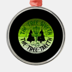 Disc Golf Metal Ornament