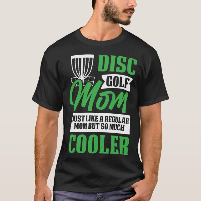 Disc Golf Mom Golfing Player  Golfer Sports Graphi T-Shirt (Front)