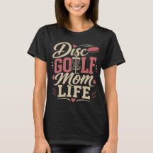 Disc Golf Mom Life Script Vintage Design