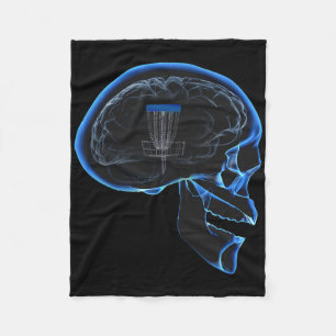 Disc Golf On My Mind' Funny Disc Golf T Shirt - Me Fleece Blanket
