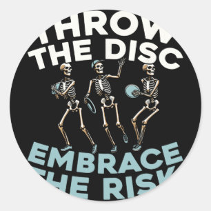 Disc Golf Outdoor Sport - Frisbee Golf _4 Classic Round Sticker