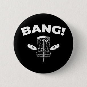 Disc Golf Outdoor Sport - Frisbee Golf _7  2 Inch Round Button