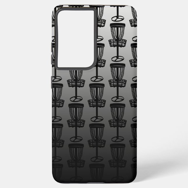 Disc Golf Pens Black and White Samsung Galaxy S21 Ultra Case (Back)