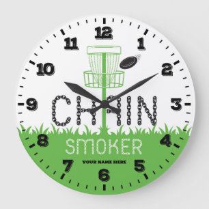 Disc Golf Personalizable Clock