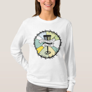 Disc Golf Personalized Couple Established Date T-Shirt