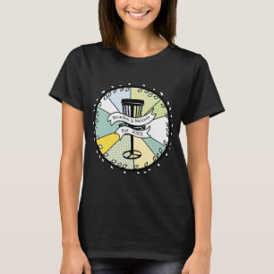 Disc Golf Personalized Couple Established Date     T-Shirt