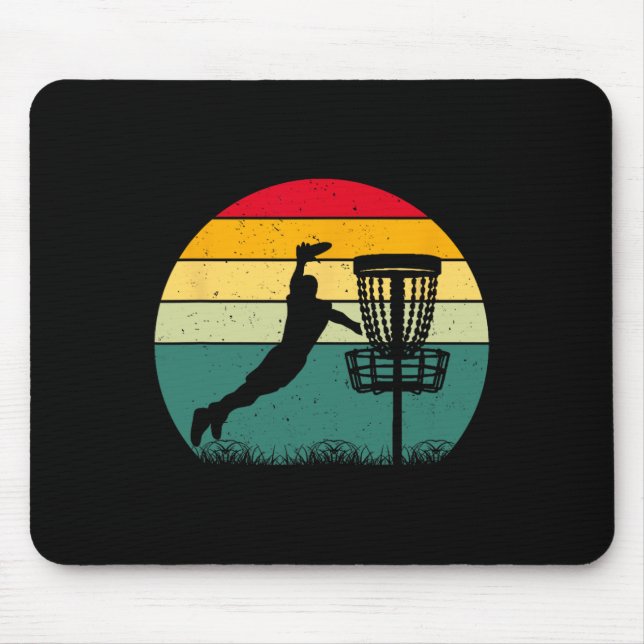 Disc Golf Player - Disc Golf Sket Disc Golf Player Mouse Pad (Front)