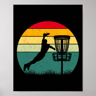 Disc Golf Player - Disc Golf Sket Disc Golf Player Poster
