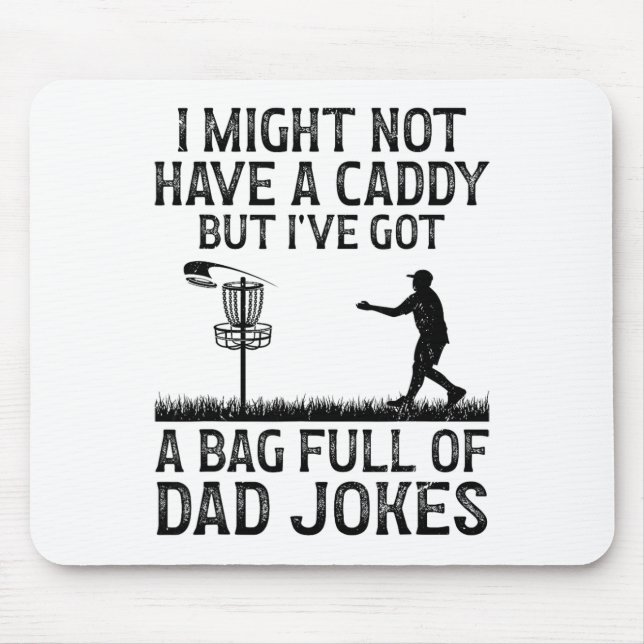Disc Golf Player Disc Golfer Frisbee Player Par Pu Mouse Pad (Front)