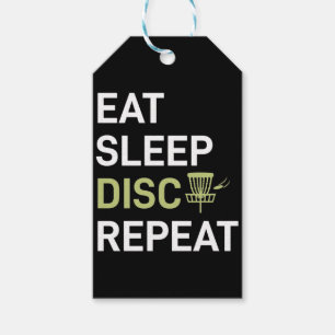 Disc Golf Player   Eat Sleep Disc Golf Repeat Gift Tags