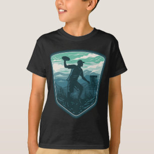 Disc Golf Player Frisbee Golfer Golfing Retro Vint T-Shirt