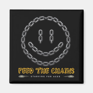Disc Golf Player - Funny Feed The Chains _1 Magnet